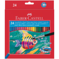Акварельные карандаши FABER-CASTELL набор 24 цв. "COLOUR PENCILS"