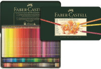 Цветные карандаши POLYCHROMOS®, набор цветов, в металлической коробке, 120 шт.