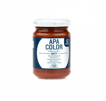 Акрил APA COLOR 150мл№  16 жжёная сиена
