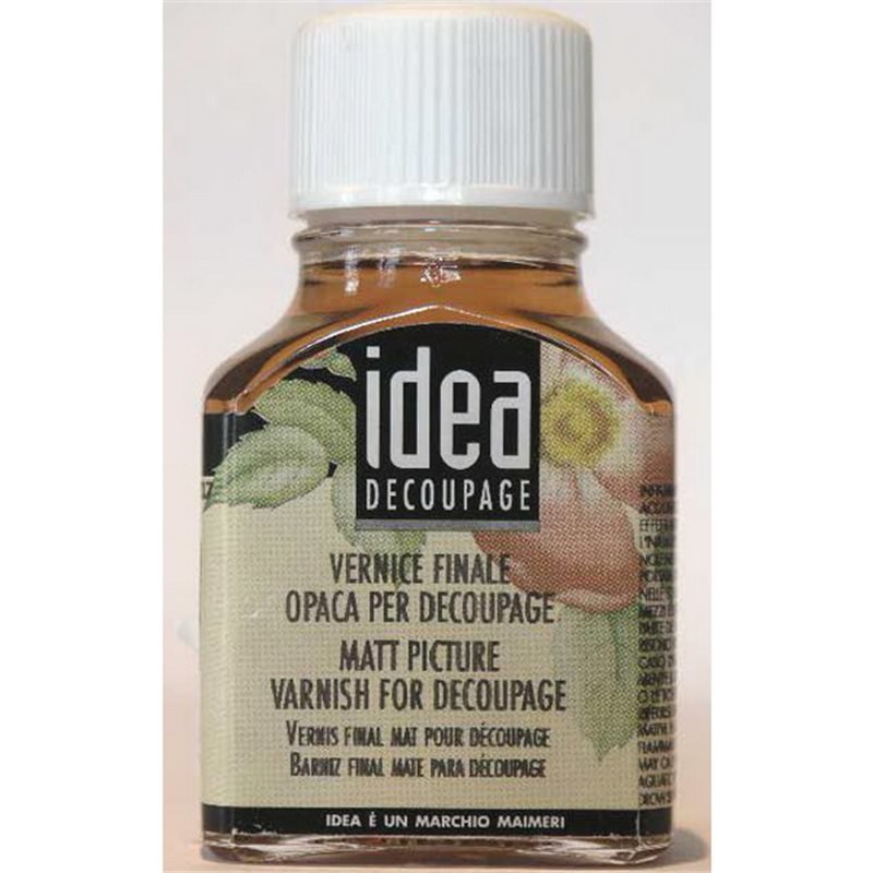 Лак ФИНИШНЫЙ для Декупажа Глянцевый и Матовый, IDEA