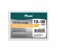 Холст 13х18 см на картоне, хлопок Пинакс, мелкозернистый, 280 гр/м2