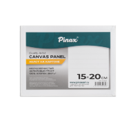 Холст 15х20 см на картоне, хлопок Пинакс, мелкозернистый, 280 гр/м2