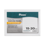 Холст 15х20 см на картоне, хлопок Пинакс, мелкозернистый, 280 гр/м2
