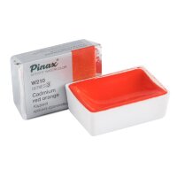 Акварель Кадмий красно-оранжевый № 210 Pinax Artist's в кювете 2,5 мл