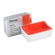 Акварель Кадмий красно-оранжевый № 210 Pinax Artist's в кювете 2,5 мл